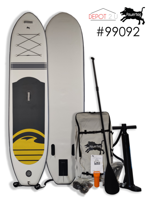 3,3 m langes, aufblasbares Stand Up Paddleboard SUP Board mit Paddel, Tasche und Luftpumpe